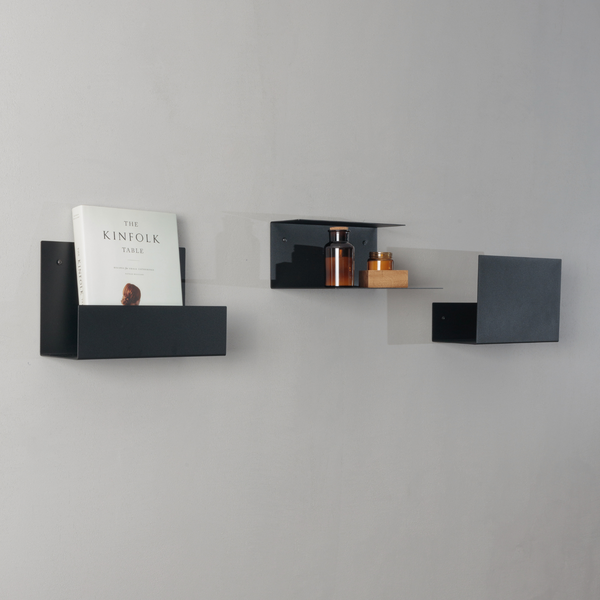 FALUN - set of three designer hanging shelves